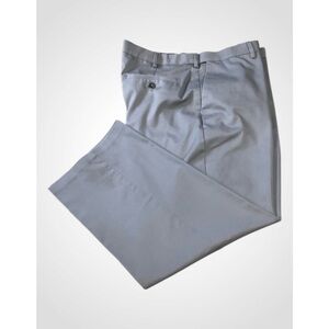 Croft & Barrow Gray Flat Front Chino Casual Business Dress Pants 38/29